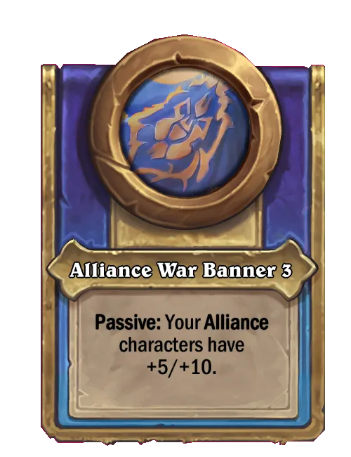 Alliance War Banner 3