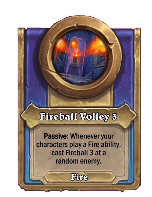 Fireball Volley 3