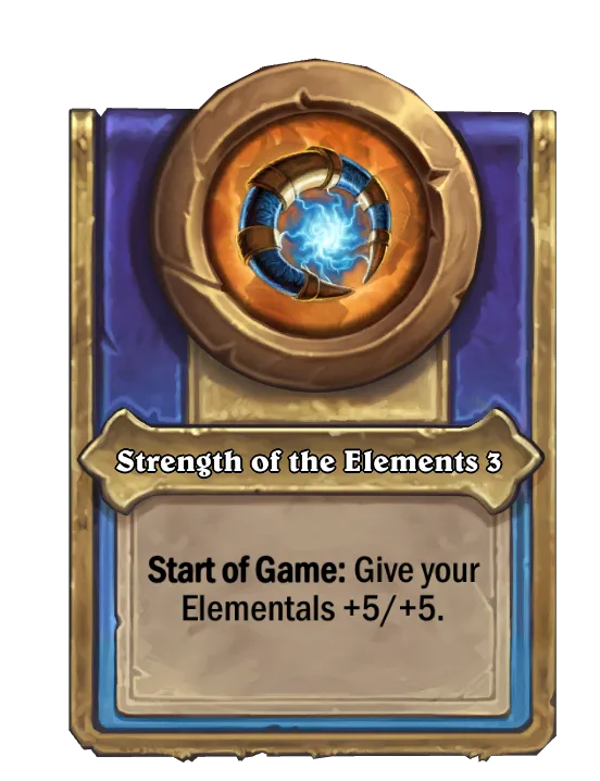 Strength of the Elements 3