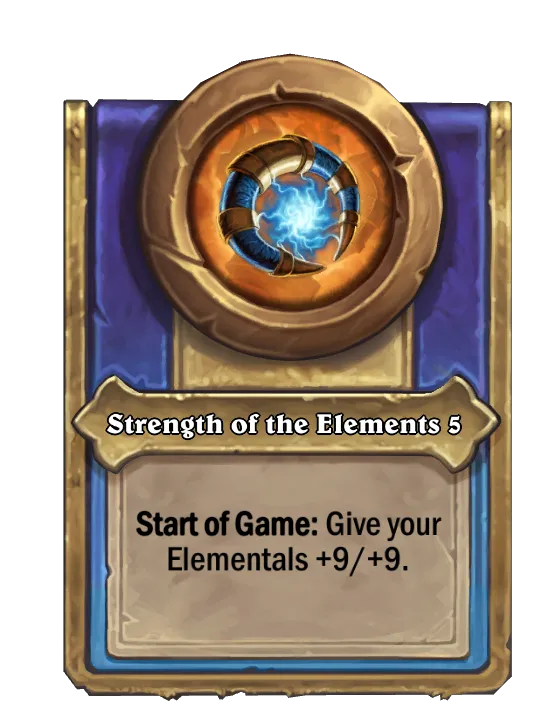 Strength of the Elements 5