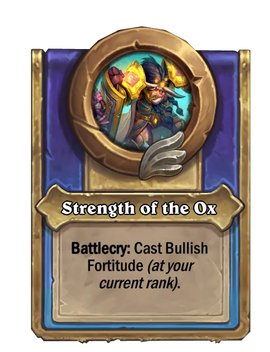Strength of the Ox